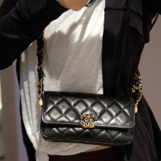 [가격문의][홍콩명품.CHANEL] 샤넬 25SS 로고 퀄팅 레더 가죽 미니 크로스백 (블랙-금장), BGM5465, YF, 홍콩명품가방,명품쇼핑몰,크로스백,핸드백,구매대행