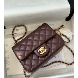 [홍콩명품.CHANEL] 샤넬 25SS 로고 퀄팅 레더 가죽 크로스백 (브라운-금장), BGM5477, YF, 홍콩명품가방,명품쇼핑몰,크로스백,핸드백,구매대행