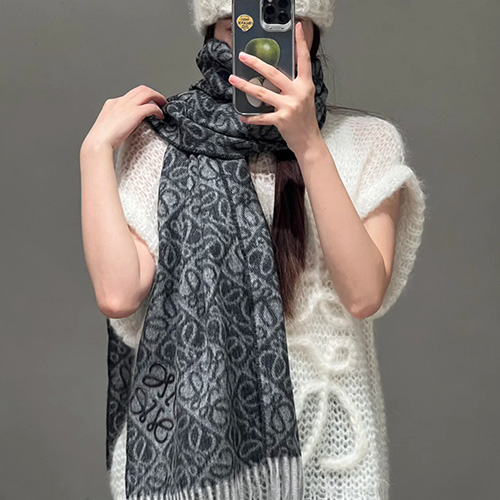[홍콩명품.LOEWE] 로에베 26SS 로고 Anagram 30-180 리버서블 캐시미어 스카프 머플러 (2컬러), ET3271, JX, 홍콩명품의류,구매대행,온라인명품