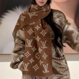 [홍콩명품.LOUIS VUITTON] 루이비통 26SS 로고 모노그램 40-200 캐시미어 스카프 머플러 (브라운), ET3296, JX, 홍콩명품의류,구매대행,온라인명품